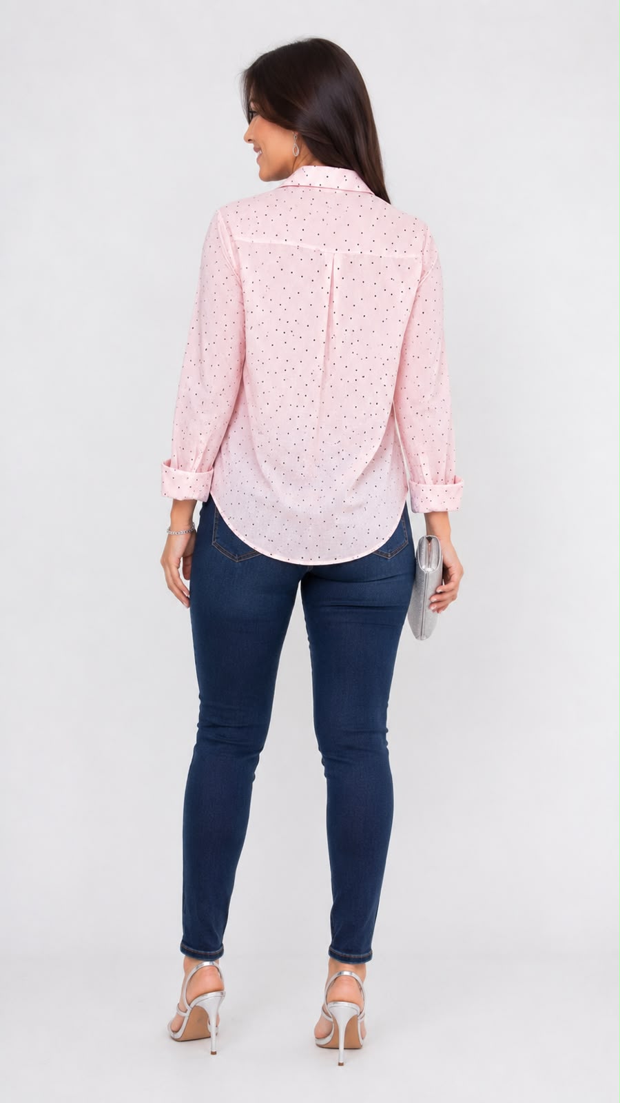 Blusa Palo Rosa Lunares Sm – foto 2