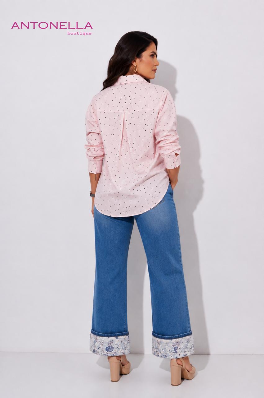 Pantalon Denim Detalle Bota – foto 2