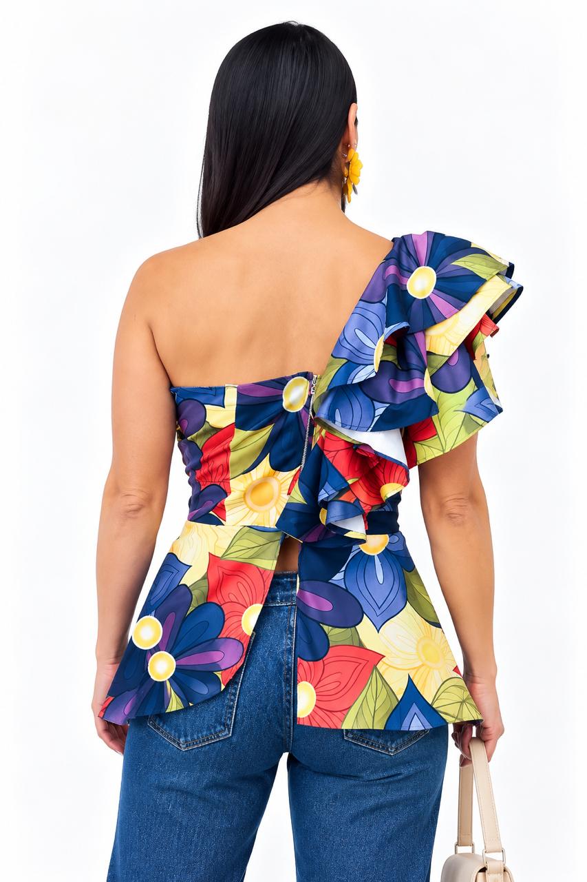 Blusa Flores Multicolor – foto 2