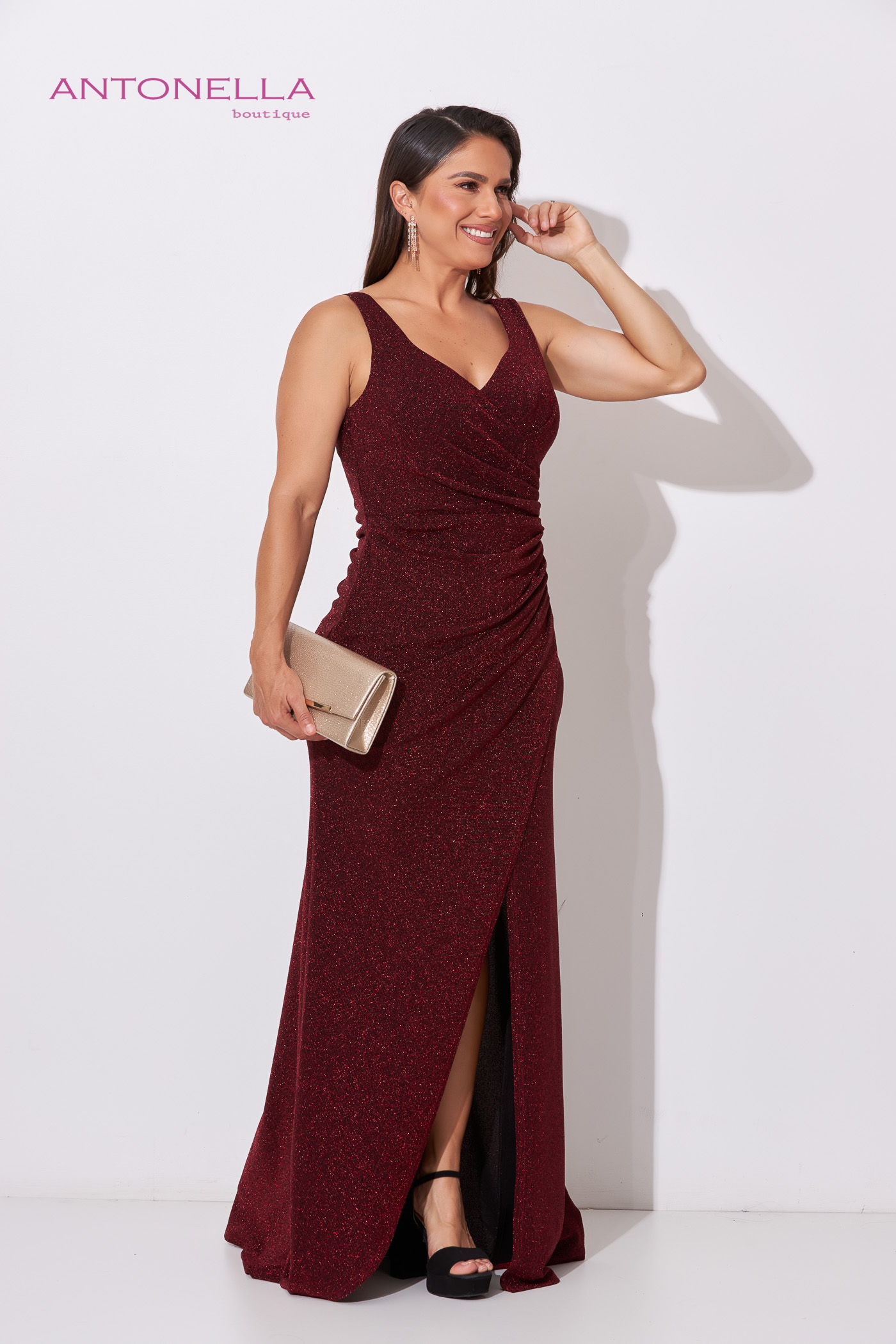 Vestido Gala Vino Brillo – foto 6