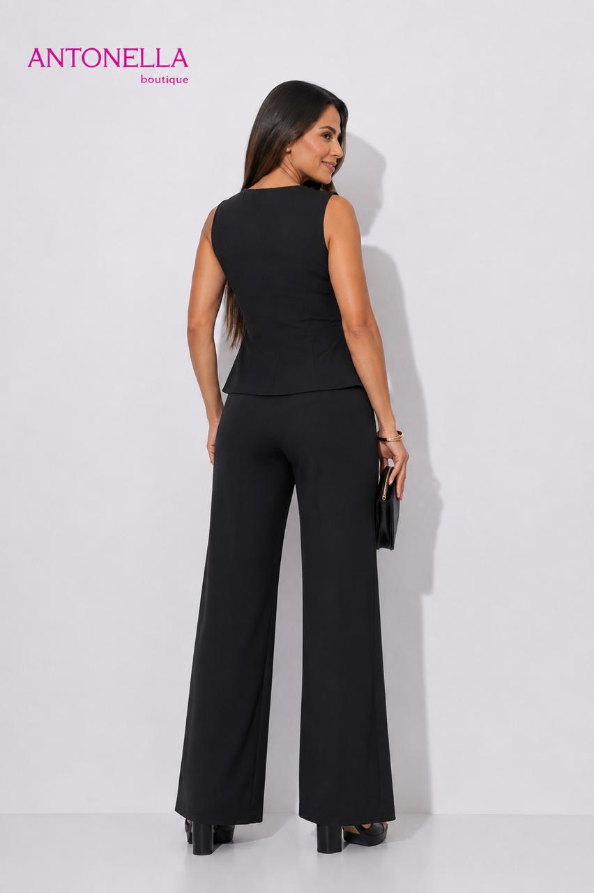 Set De Pantalon Negro