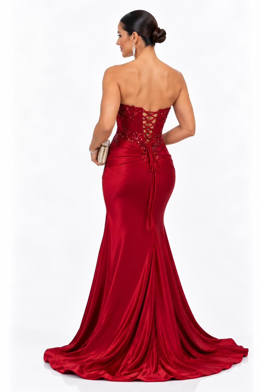 Vestido Gala Rojo – foto 2