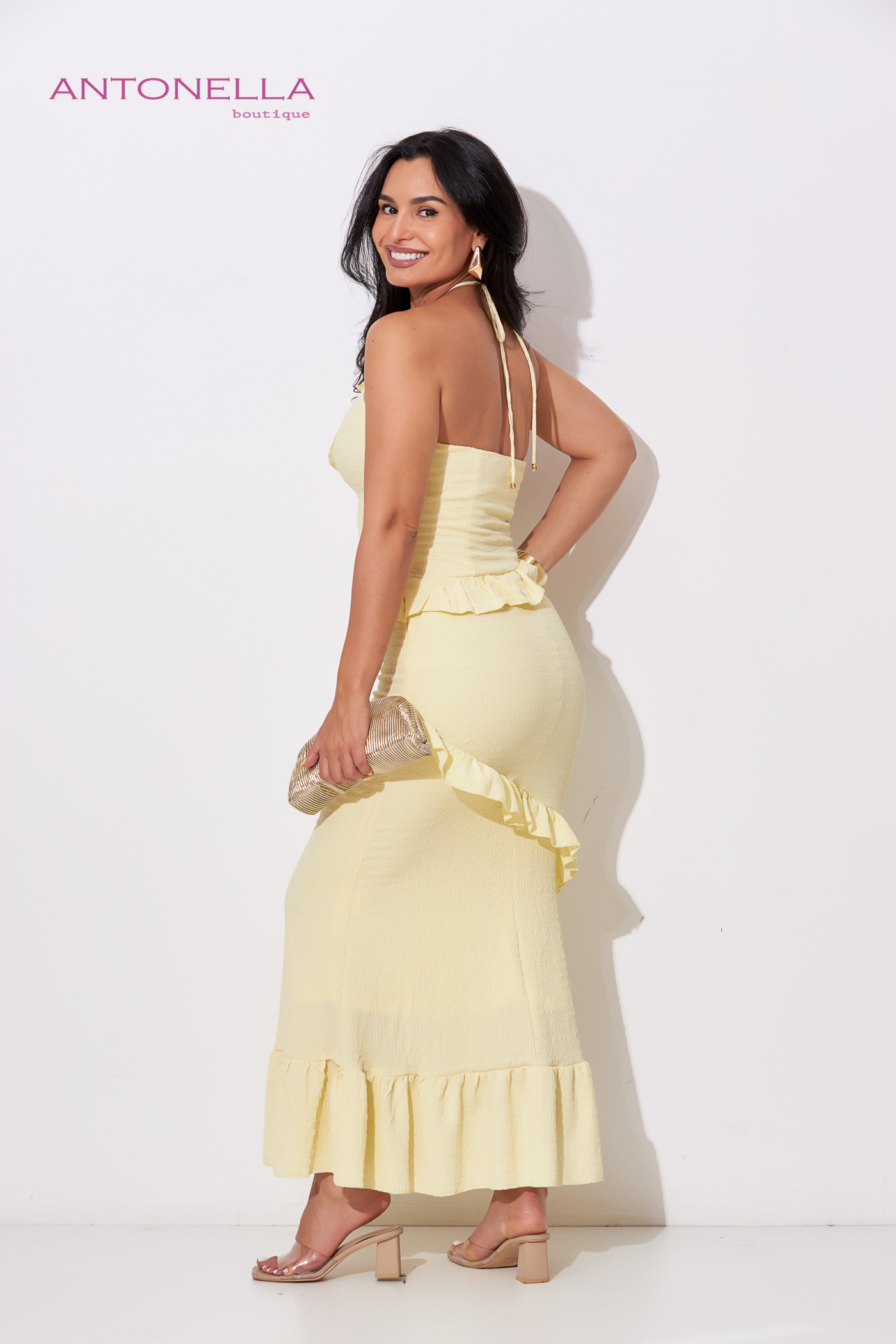 Vestido Largo Amarillo – foto 6