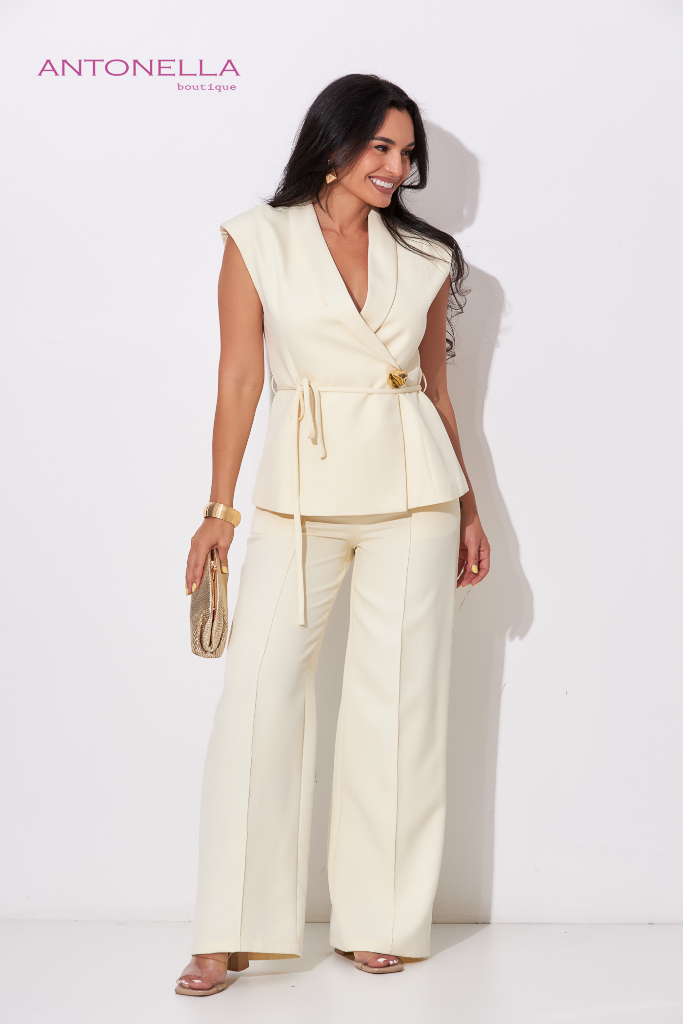 Set De Pantalón Amarillo Con Blazer – foto 6