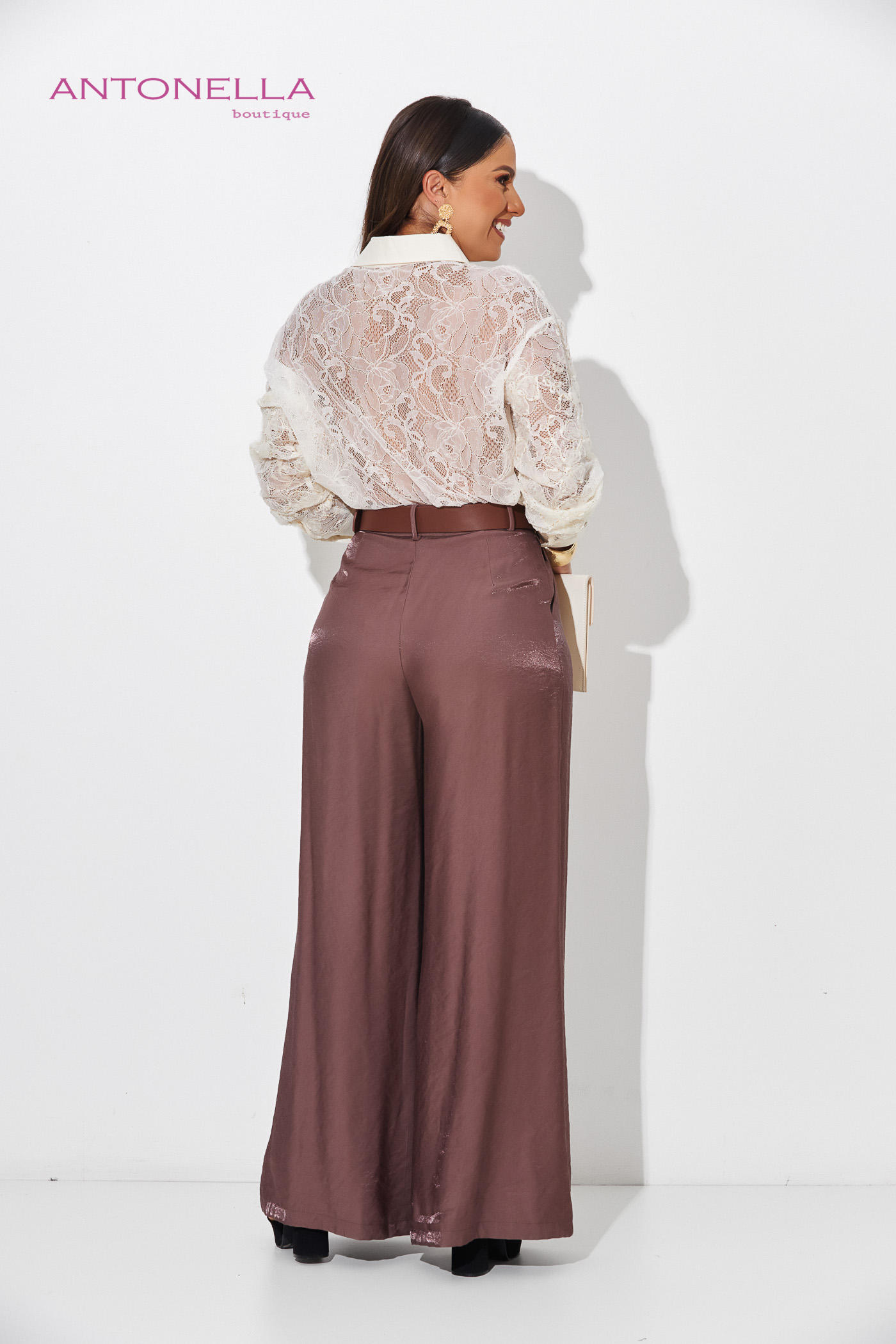 Blusa Beige Lentejuela – foto 5
