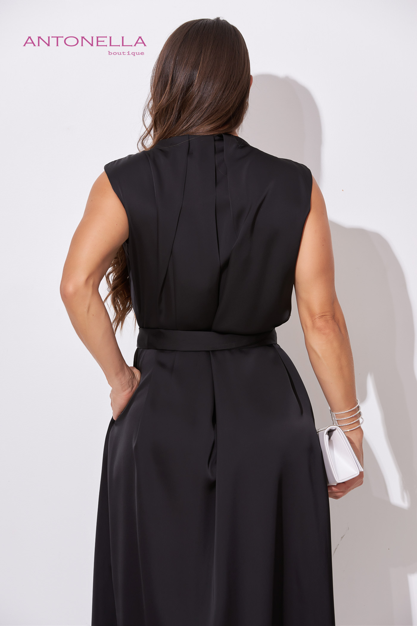 Vestido Midi Negro – foto 6