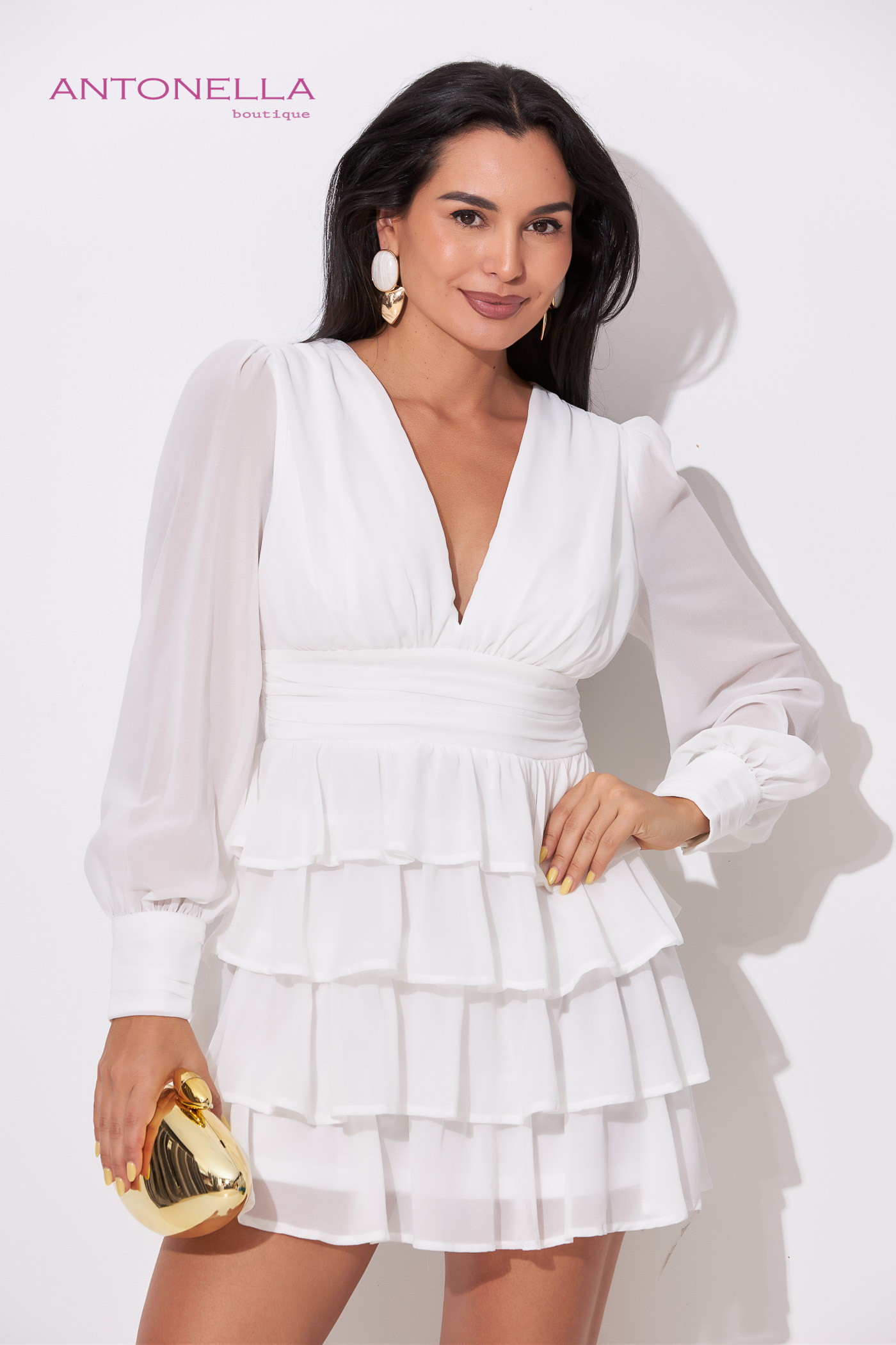 Vestido Corto Blanco – foto 2