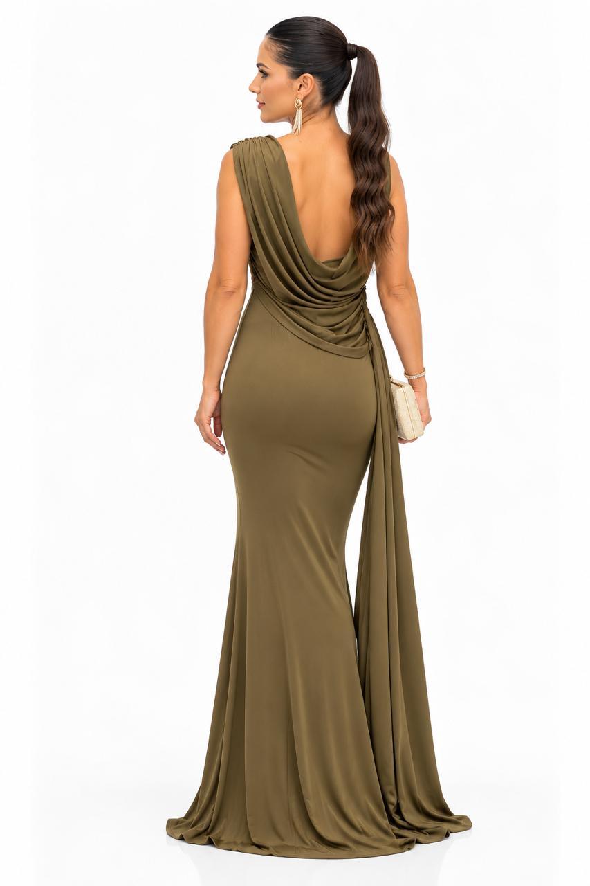 Vestido Gala Brown – foto 2
