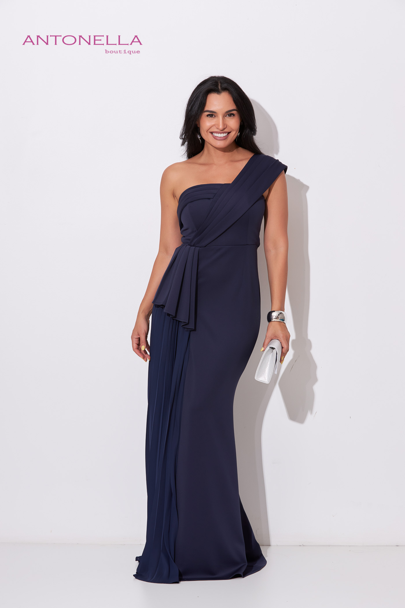 Vestido Gala Azul Marino – foto 3