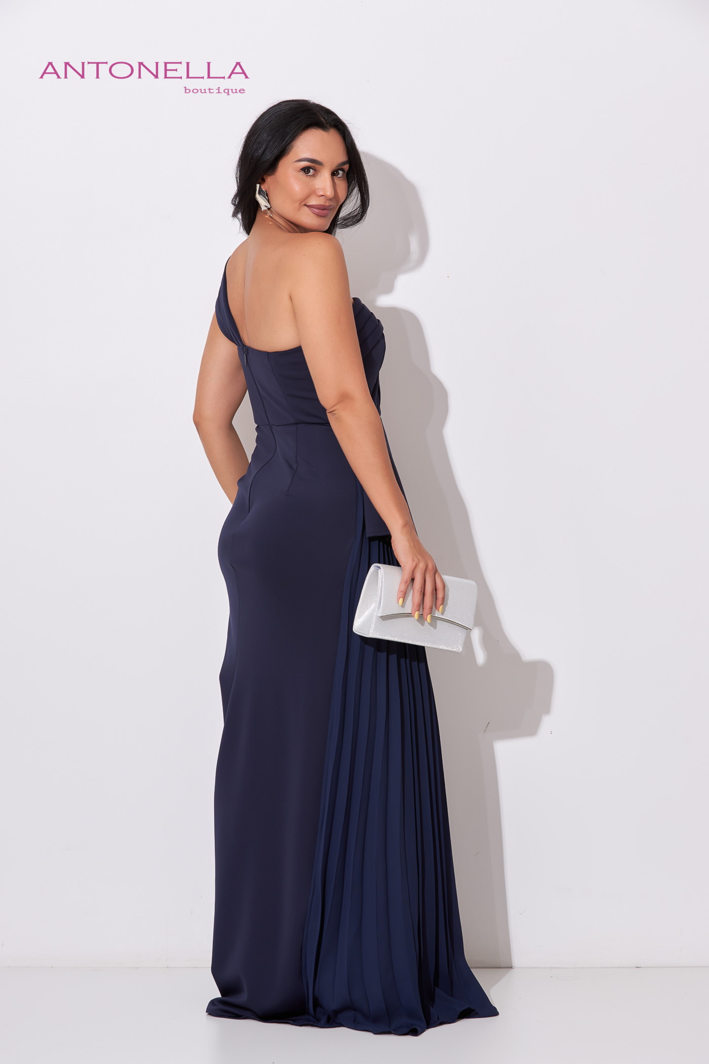 Vestido Gala Azul Marino – foto 6