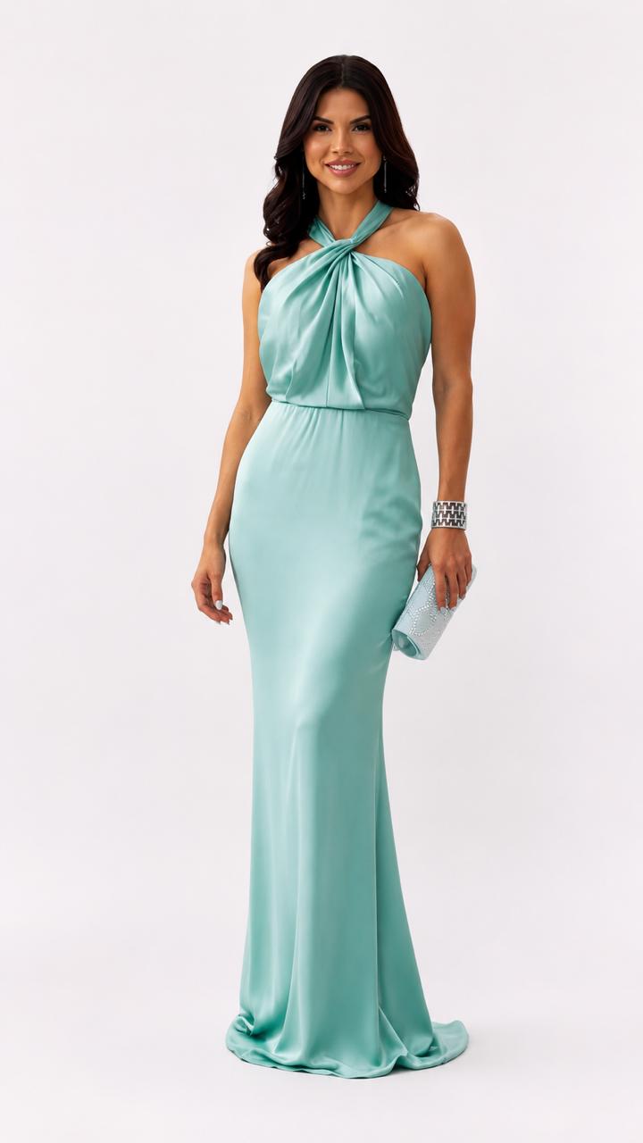 Vestido Gala Sage Satin – foto 1