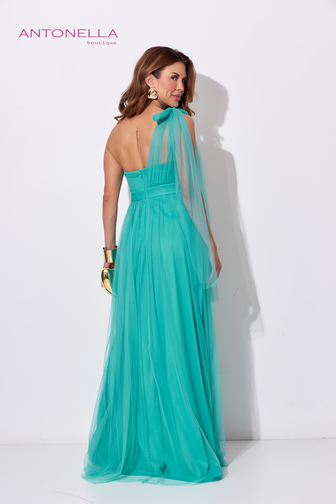 Vestido Gala Turquesa – foto 3