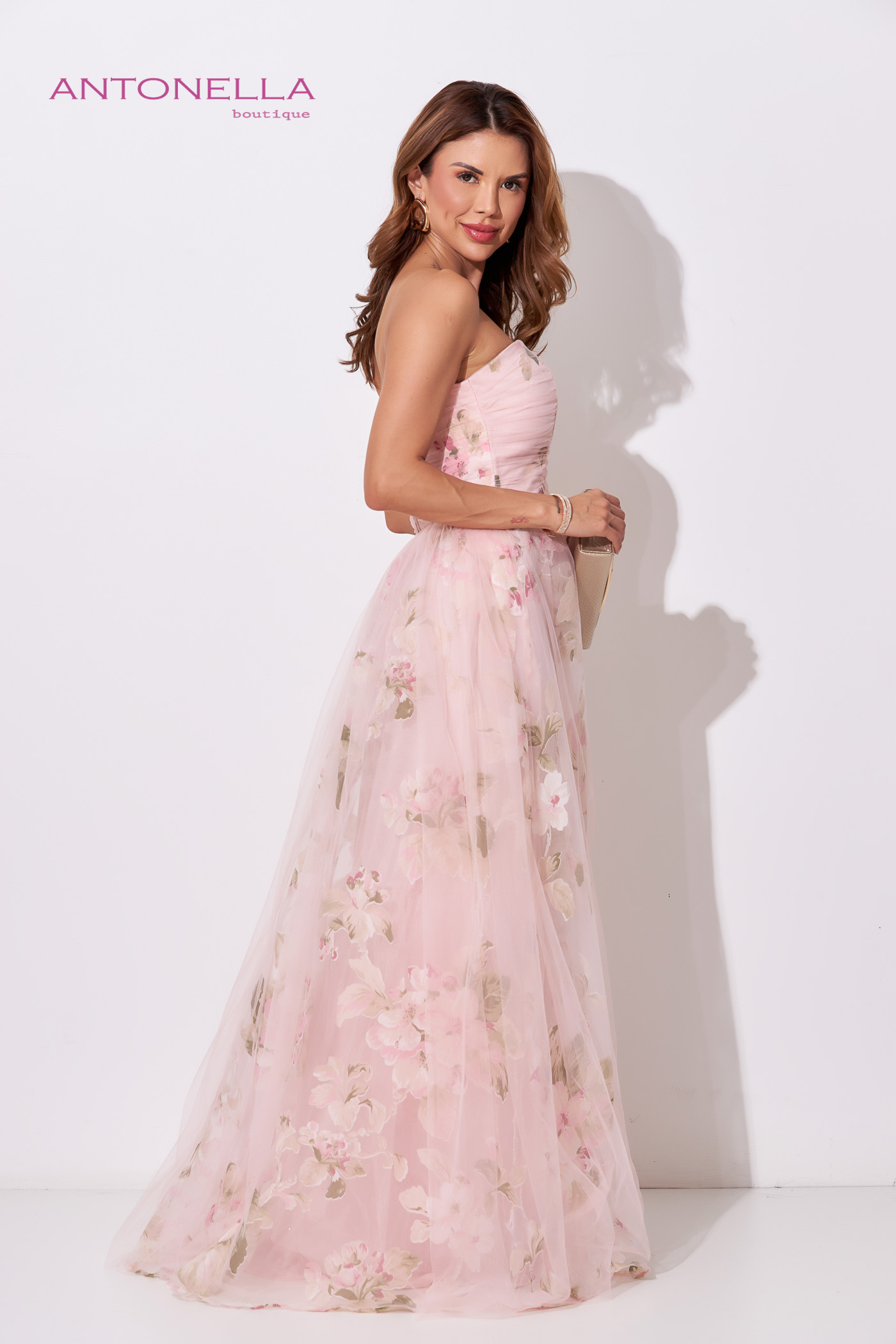 Vestido Gala Amarillo Flores – foto 6
