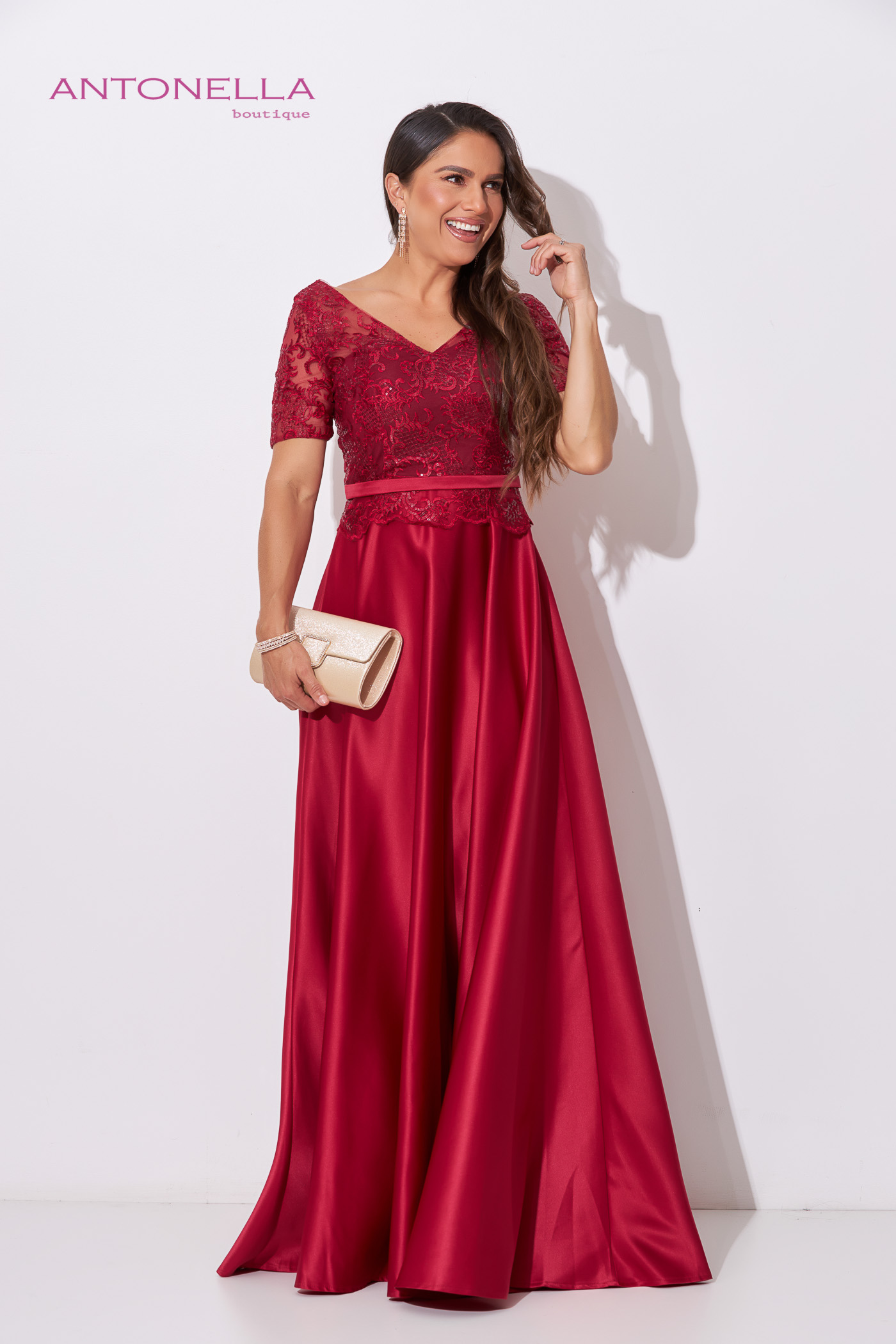 Vestido Gala Vino – foto 2