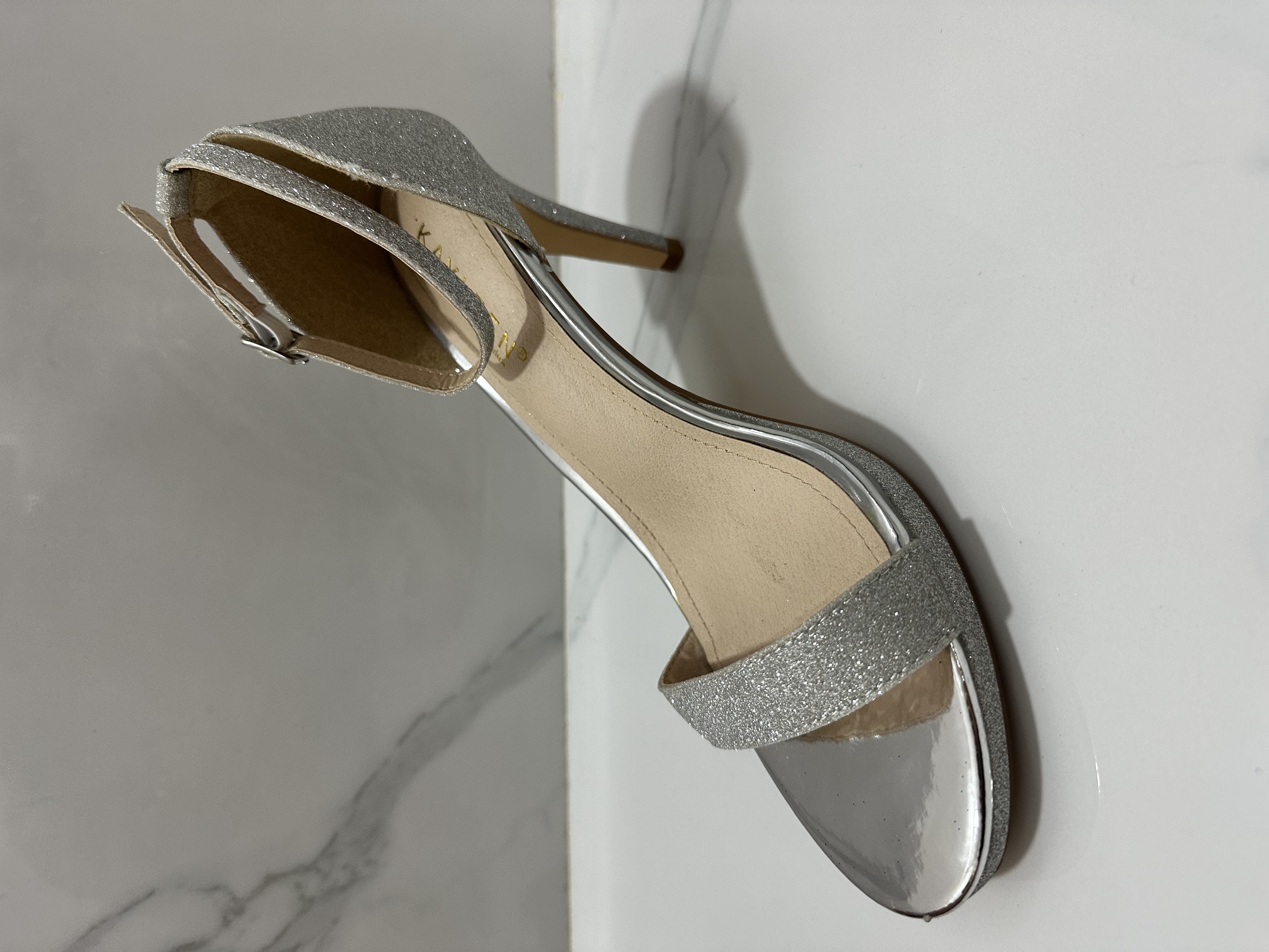 Sandalia De Fiesta Silver