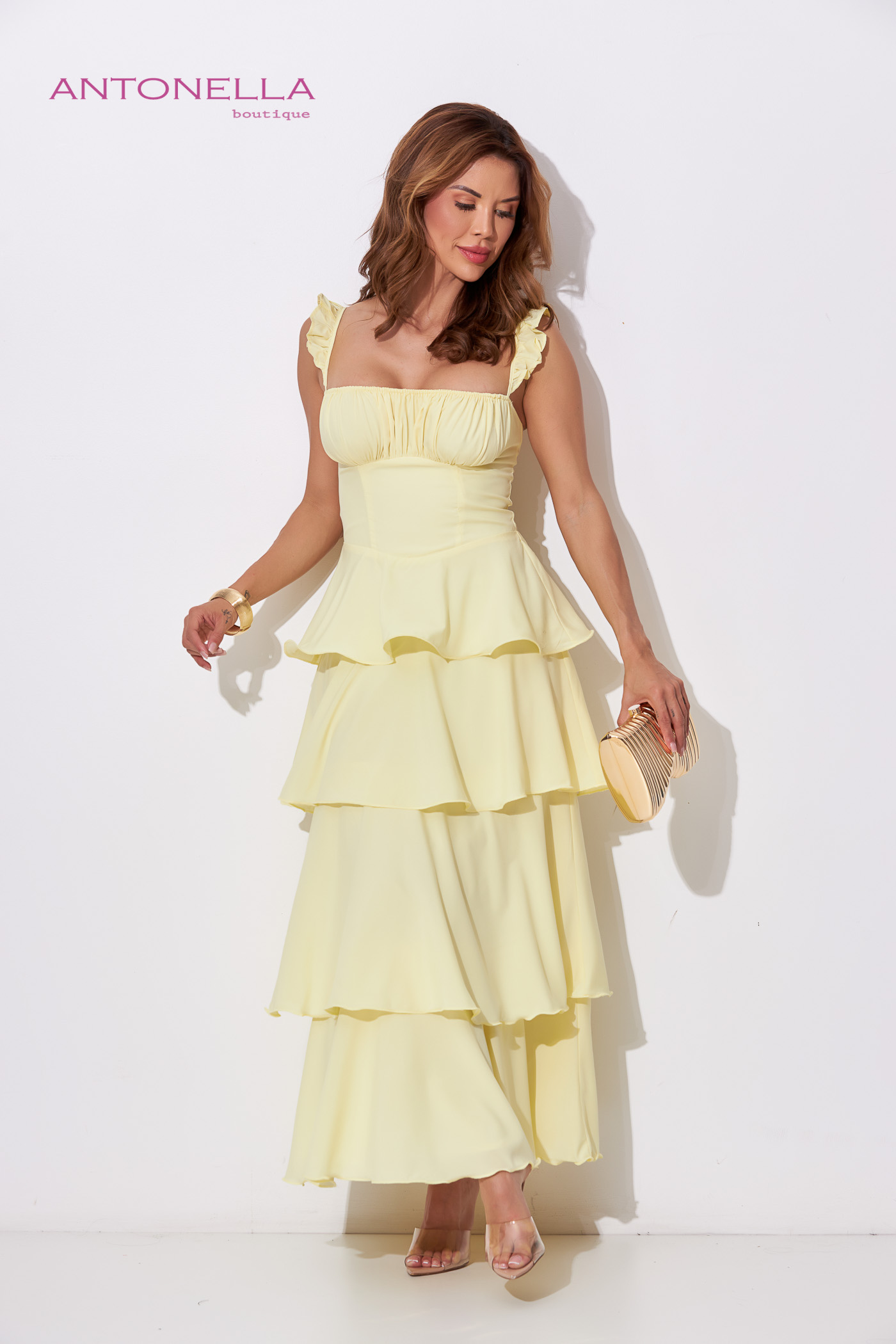 Vestido Largo Amarillo – foto 1
