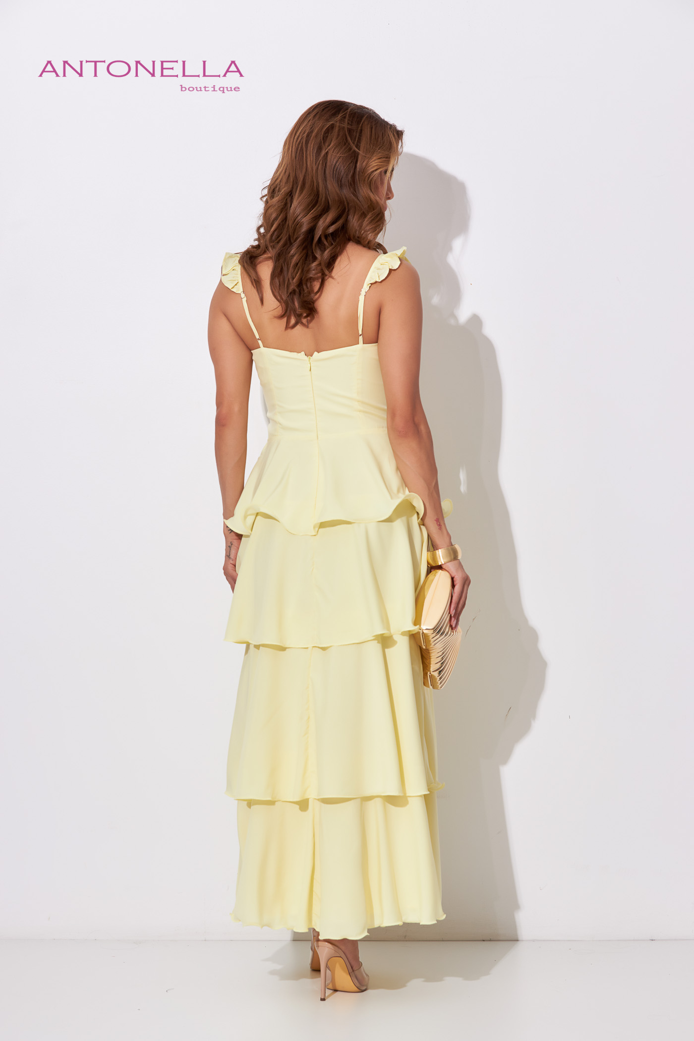 Vestido Largo Amarillo – foto 4