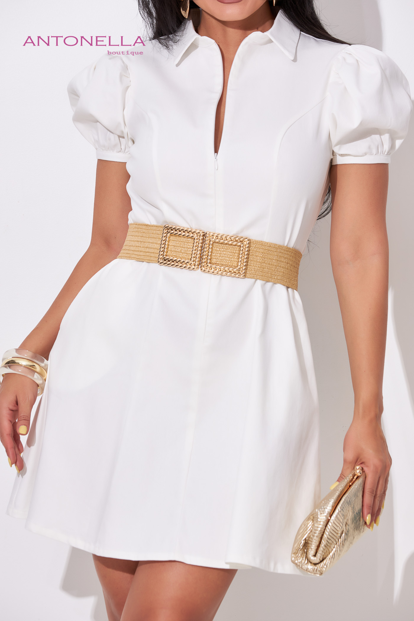 Vestido Corto Blanco – foto 4