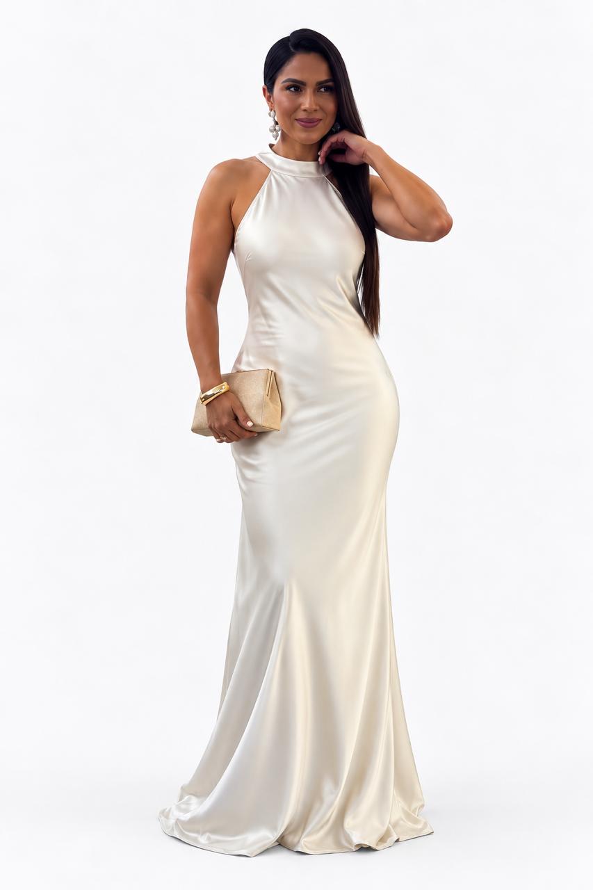 Vestido Gala Champagne – foto 1