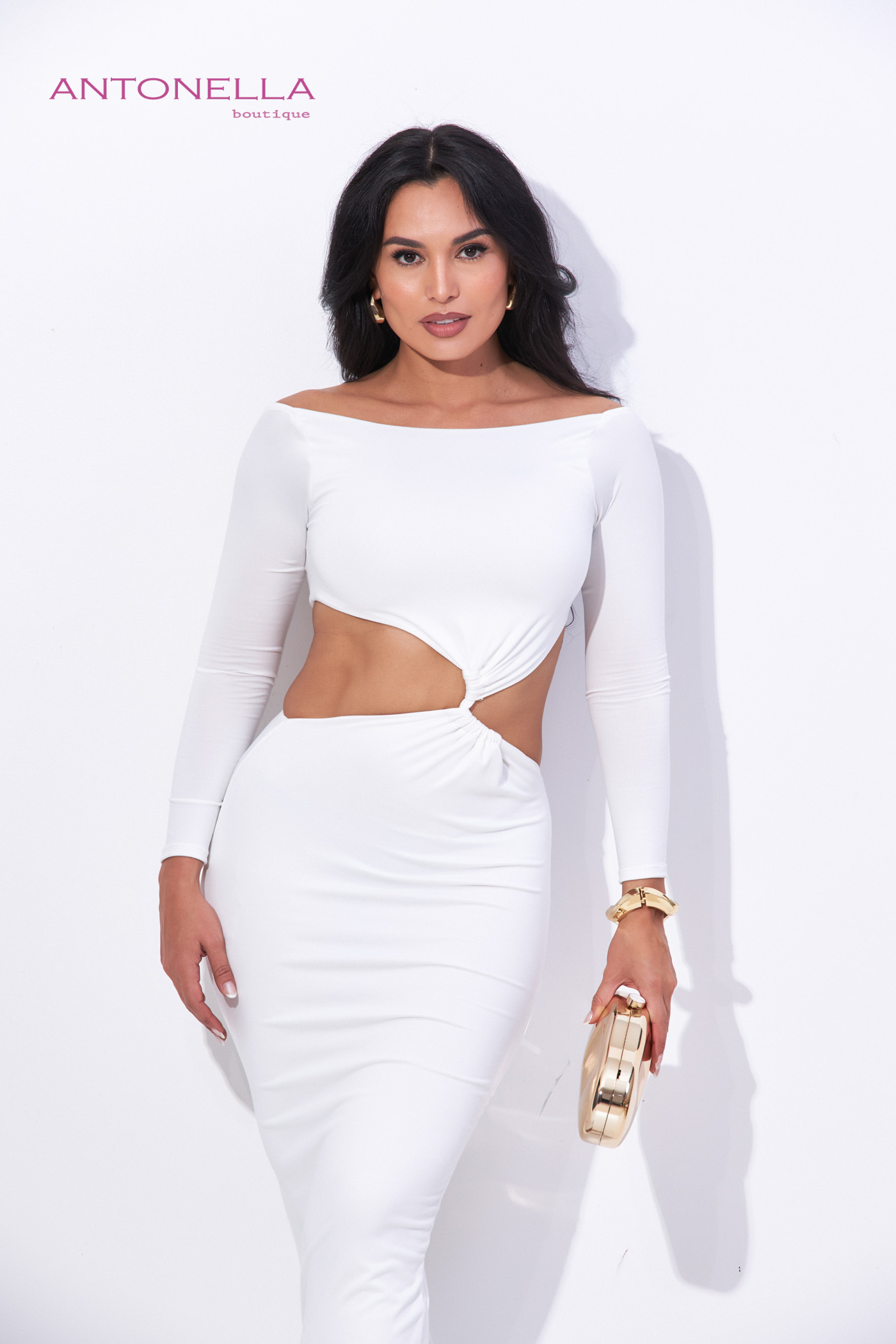Vestido Gala Blanco Licrado – foto 3