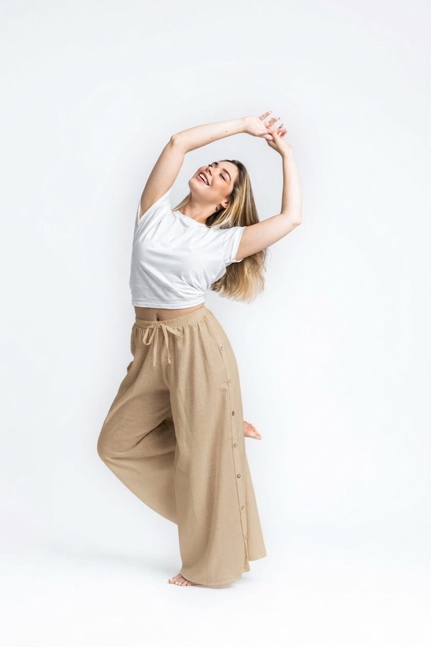 Pantalón Costa beige