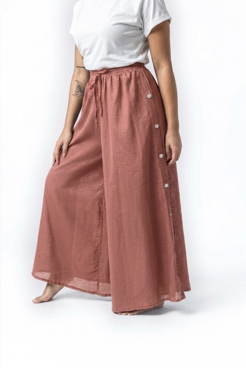 Pantalón Costa rosado claro