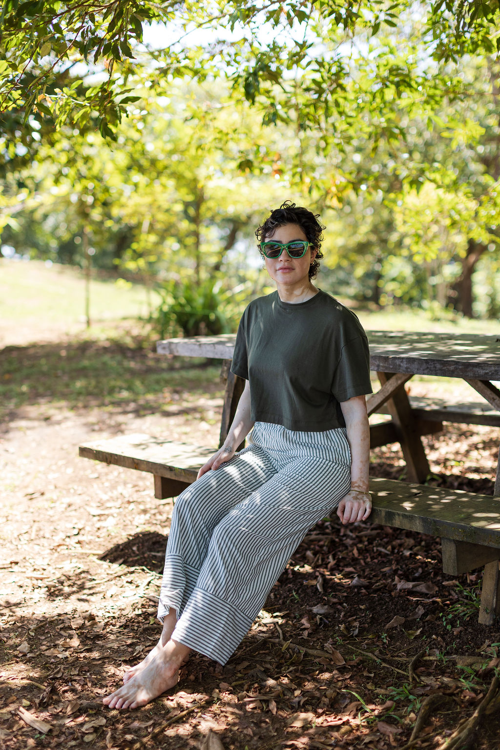 Pantalón Lua rayas