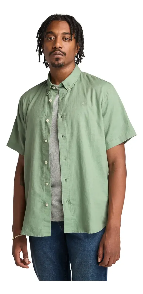 CAMISA MASCULINO TIMBERLAND COTTON LINEN