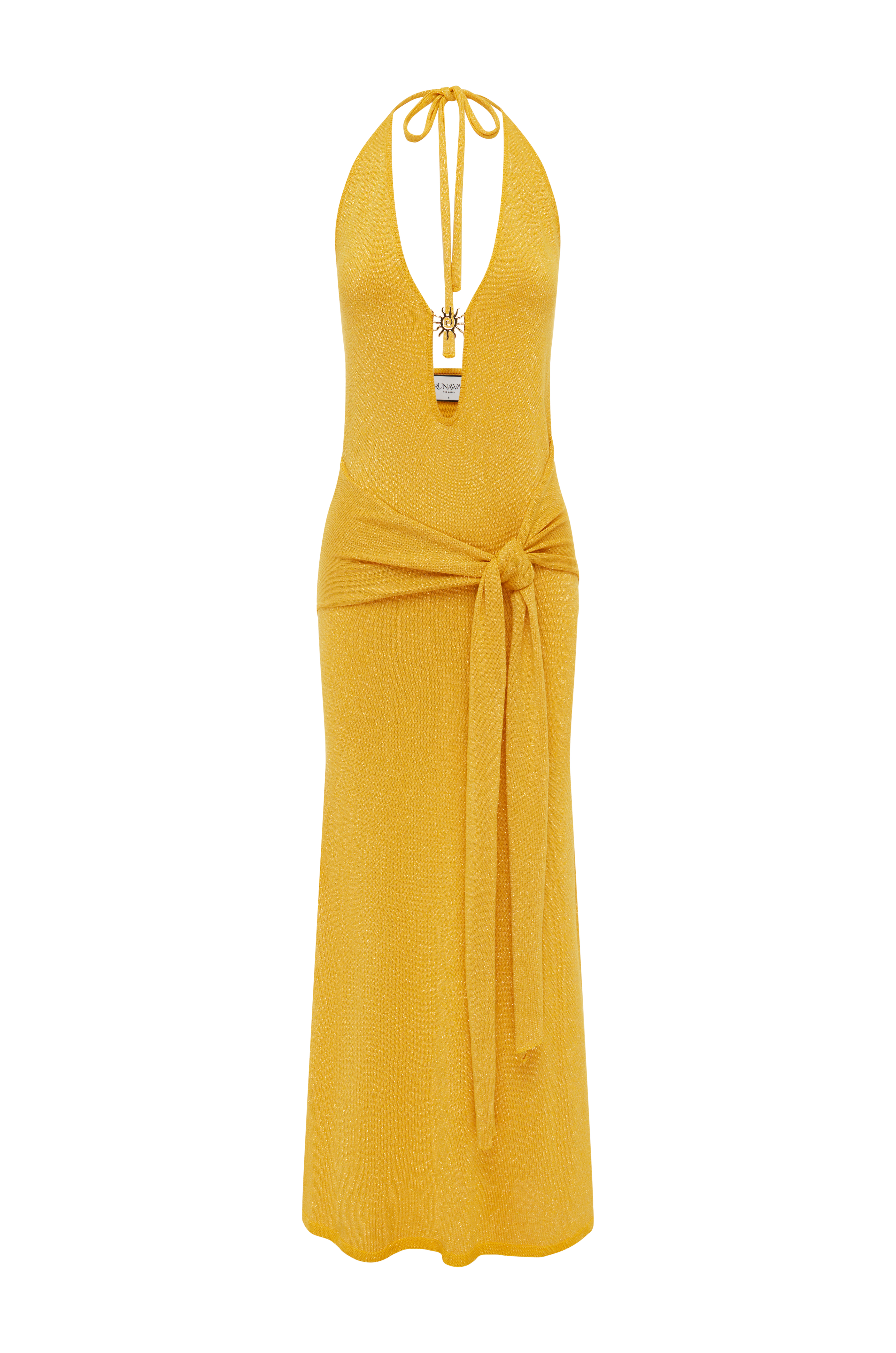 Ayella Deep-V Knit Maxi Dress – foto 3