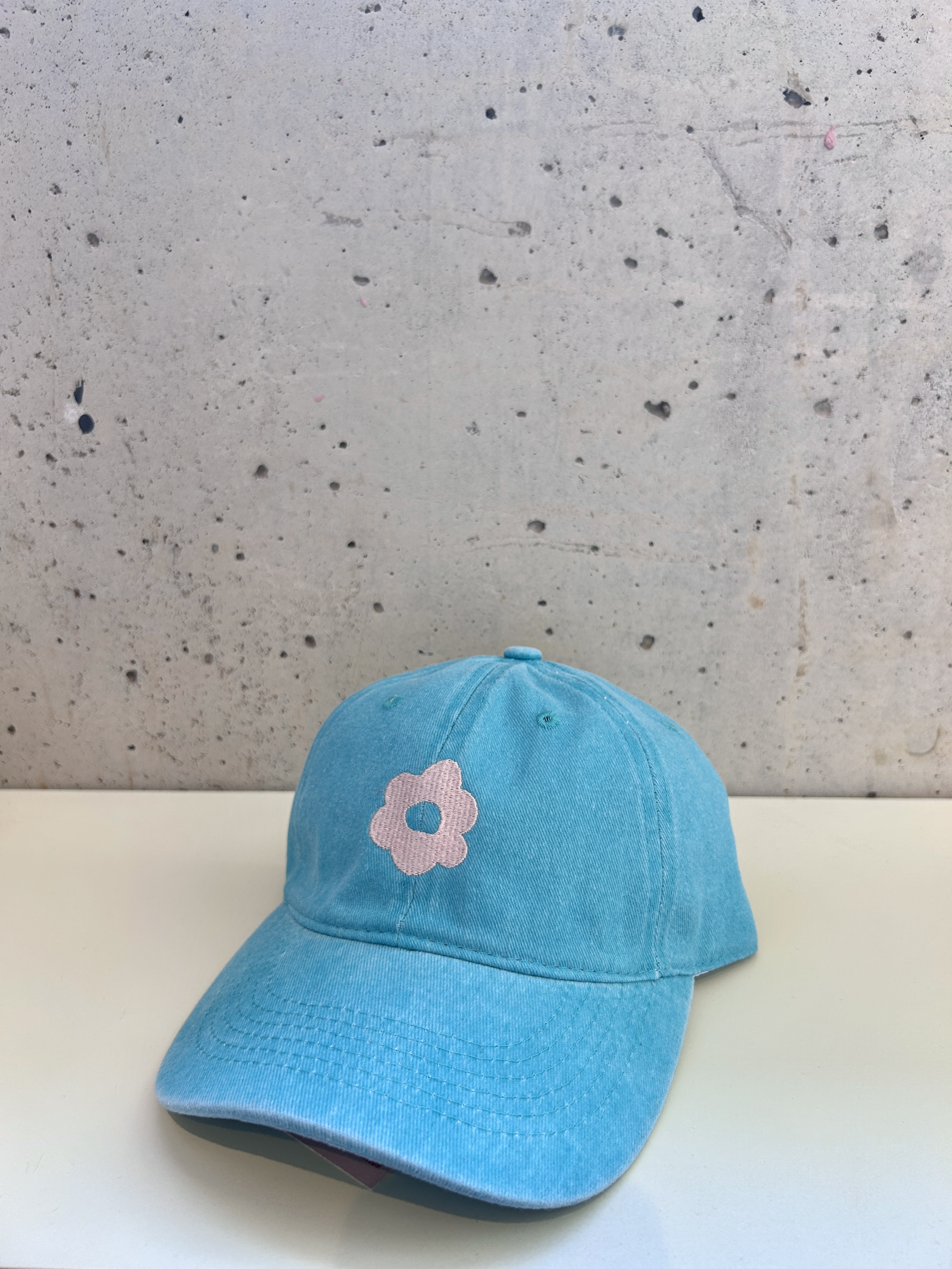 Gorra Aqua Flor Rosada