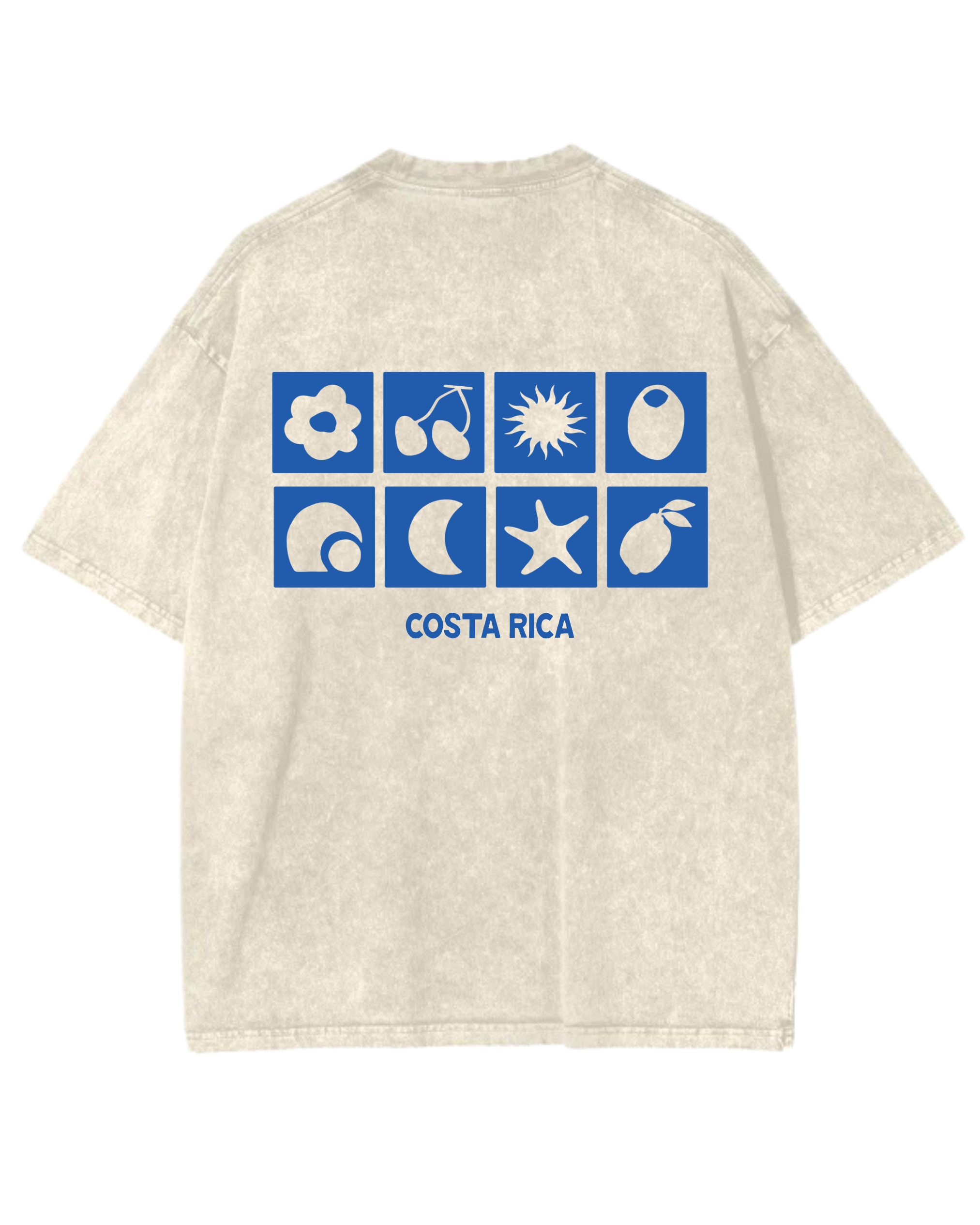 Washed Oversize Caricaco Tshirt