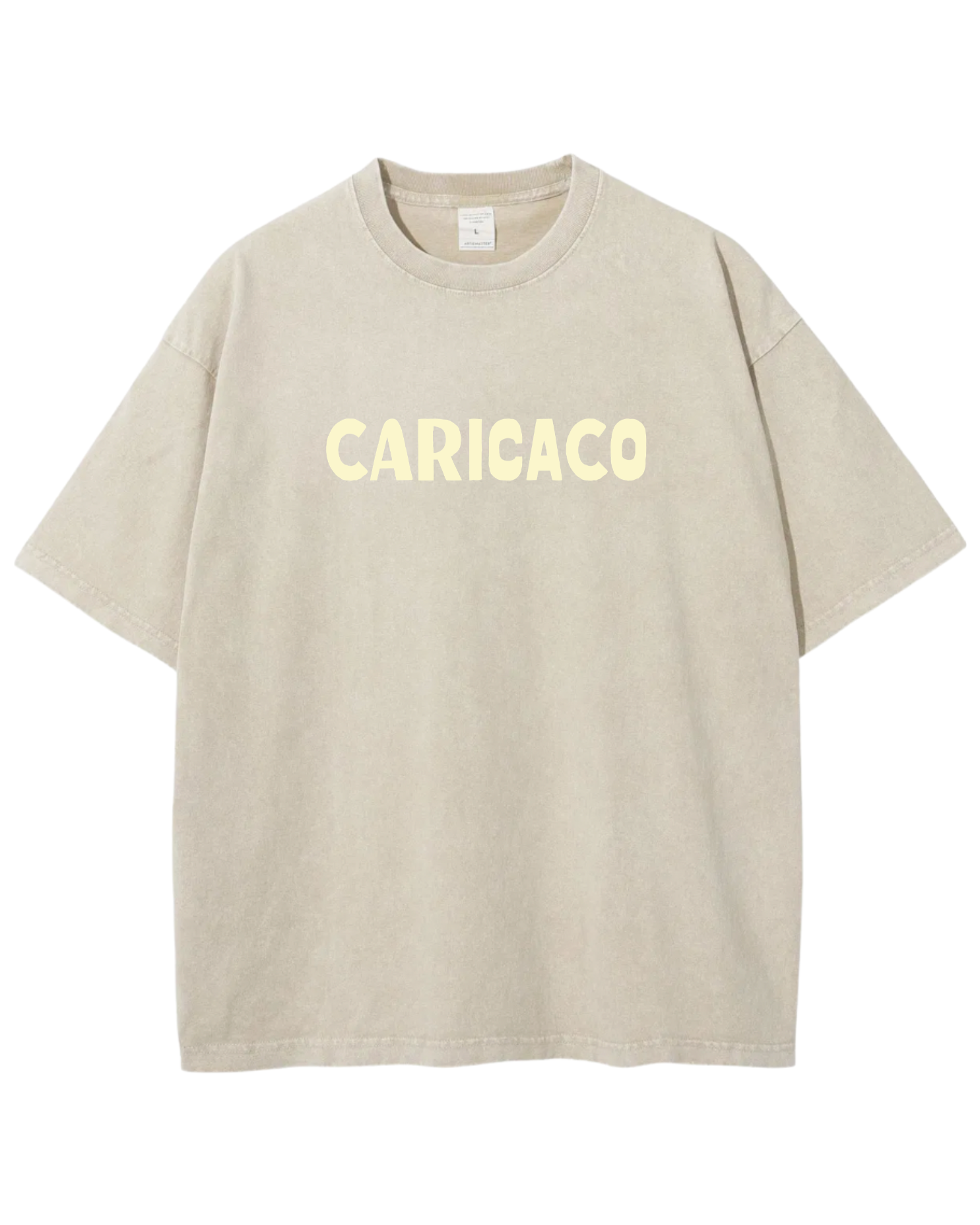 Washed Oversize Caricaco Tshirt