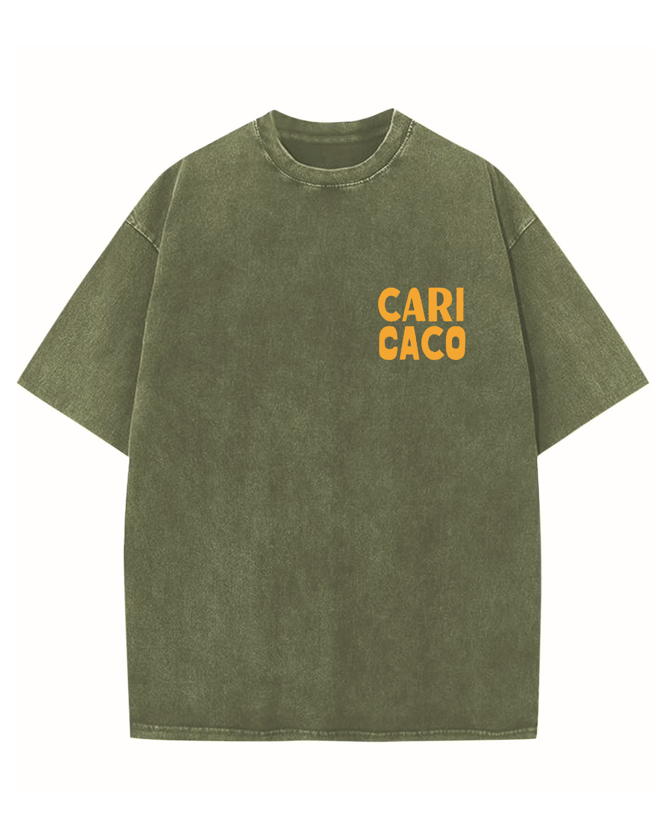Washed Oversize Caricaco Tshirt