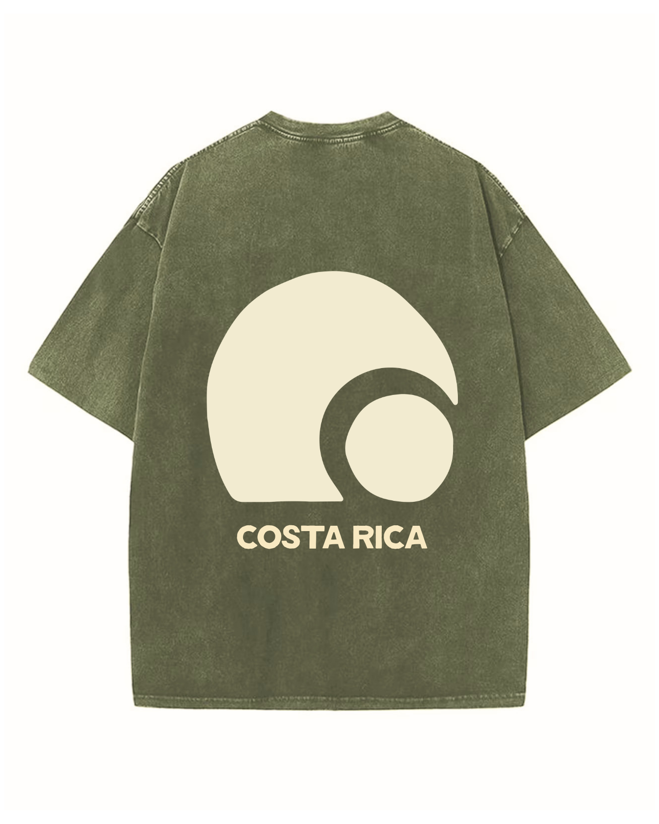 Washed Oversize Caricaco Tshirt