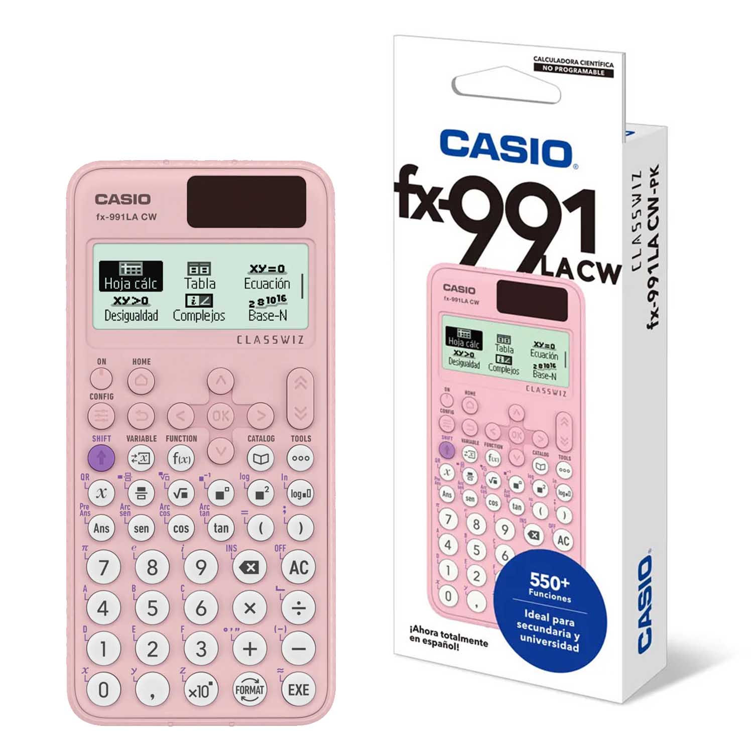 CASIO CALCULADORA CIENTIFICA ROSA FX591