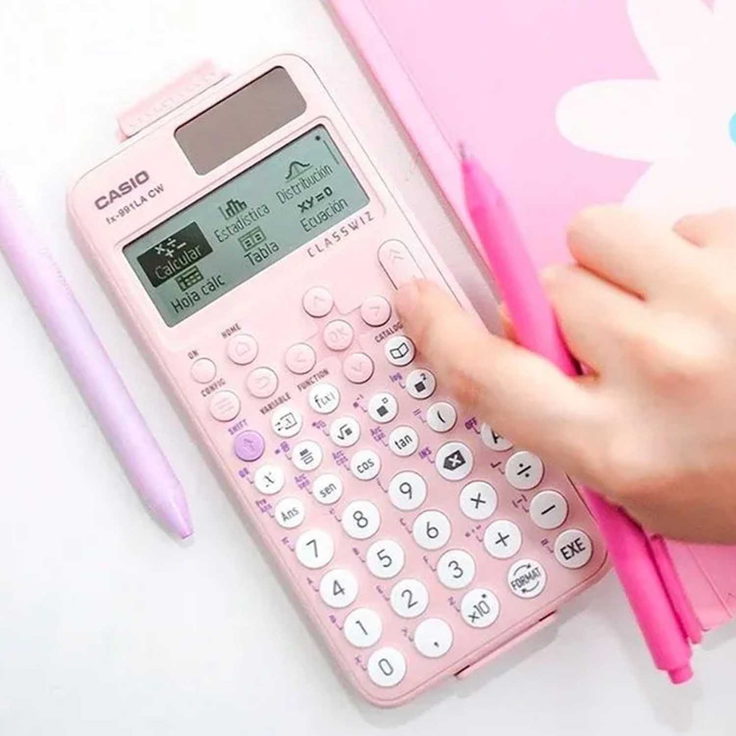 CASIO CALCULADORA CIENTIFICA ROSA FX591