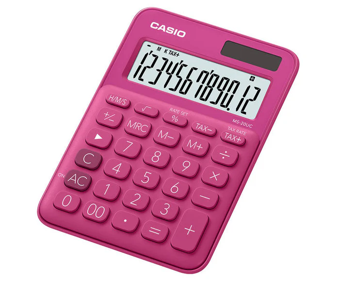 CASIO CALCULADORA MS-20UC-RD