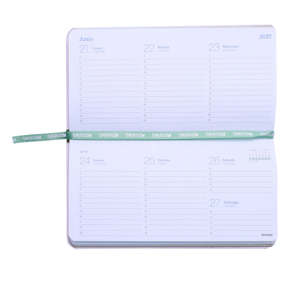 Mooving Agenda Semanal - Spring 2027