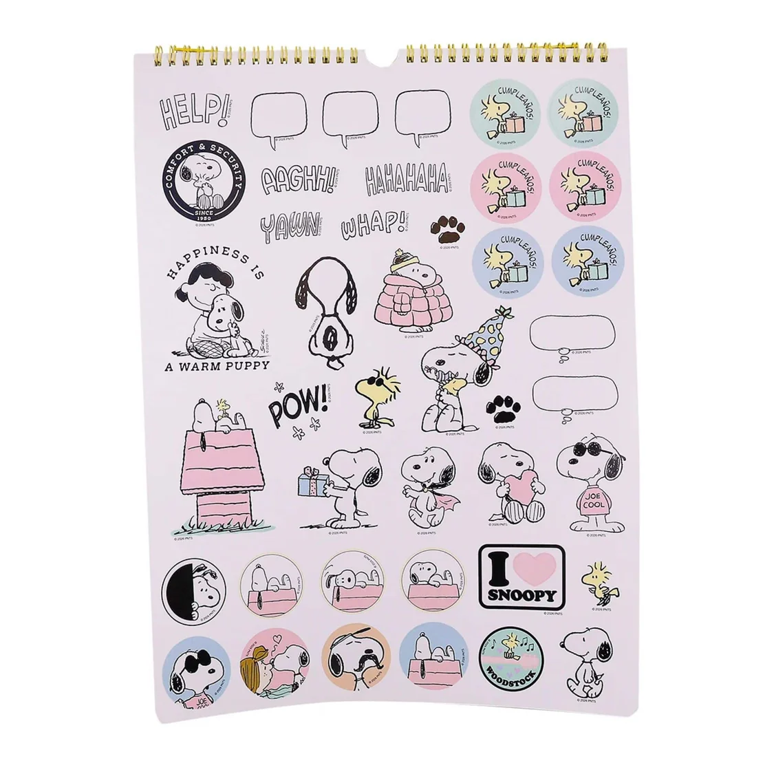 Mooving Calendario 2027 - Snoopy (Preventa)