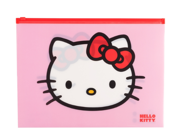 MOOVING SOBRE PLASTICO ZIP HELLO KITTY