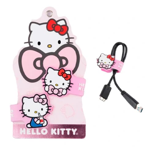 MOOVING SUJETA CABLE HELLO KITTY