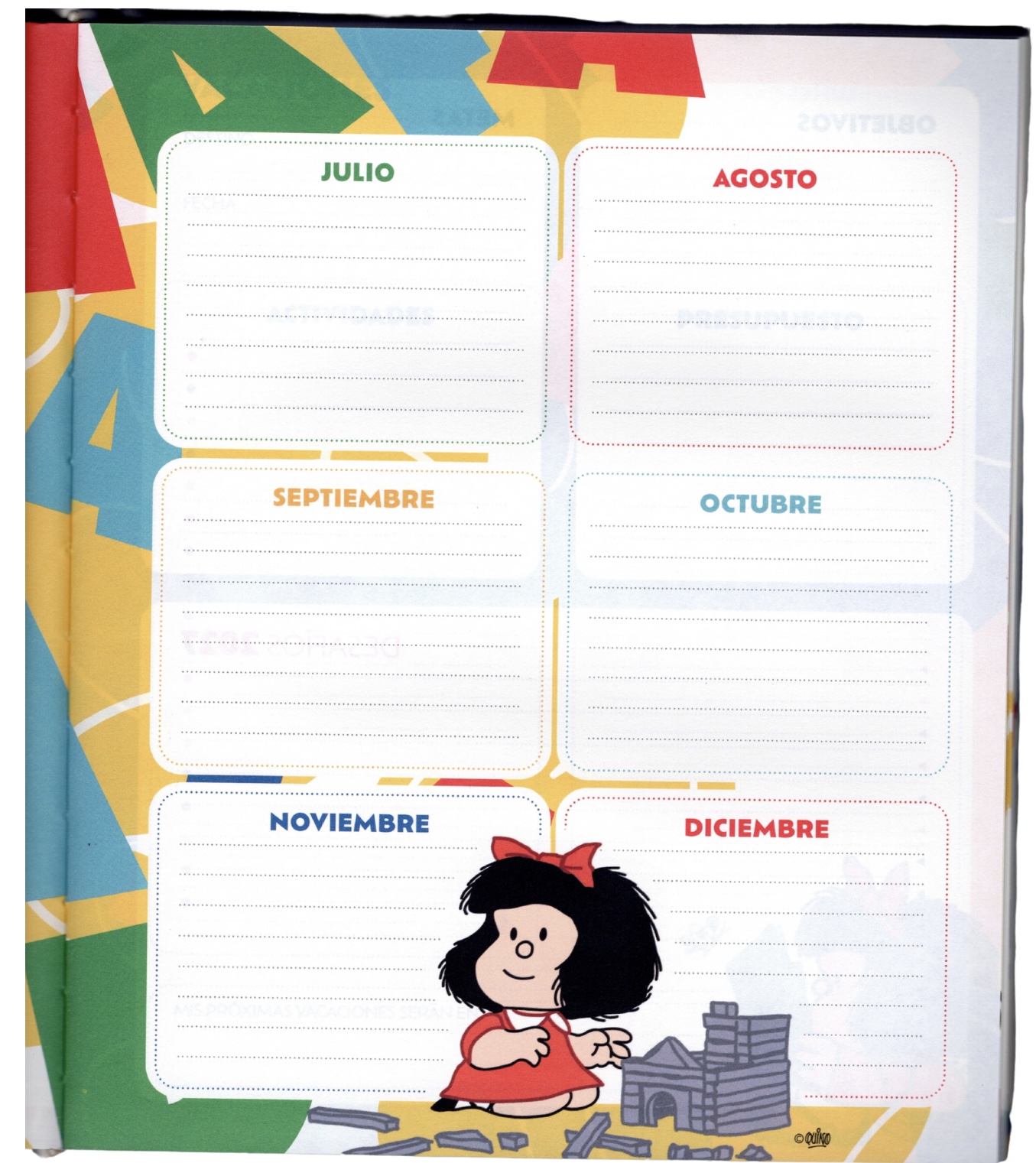 Agenda Diaria 2027 - Mafalda