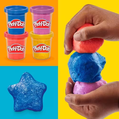 Play Doh Plasticina Metálica 4Und – foto 1
