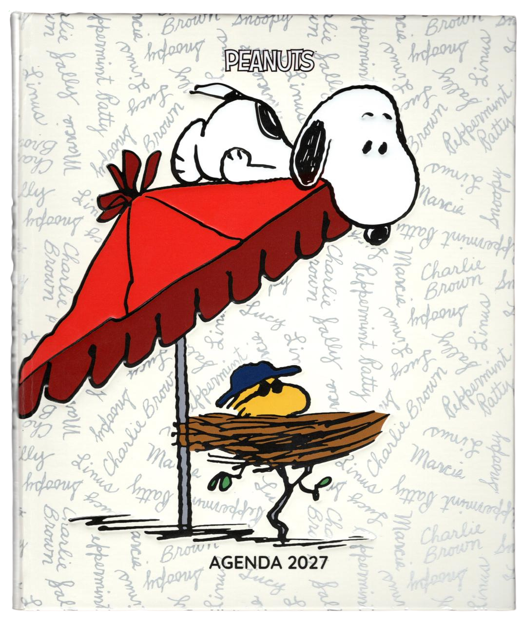 Agenda Semanal 2027 - Snoopy