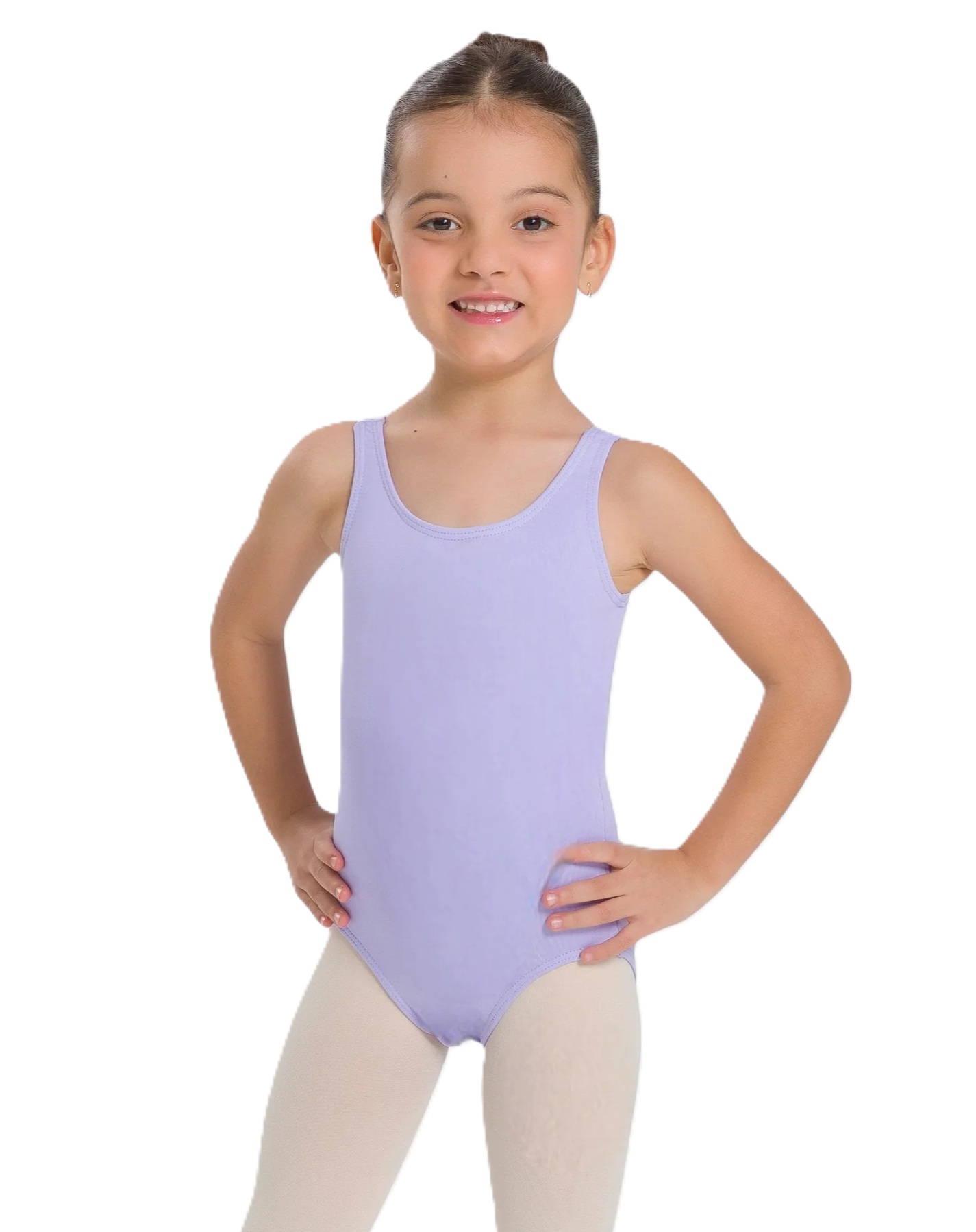 SL09 LEOTARDO INFANTIL LILA CON CUELLO REDONDO – foto 1