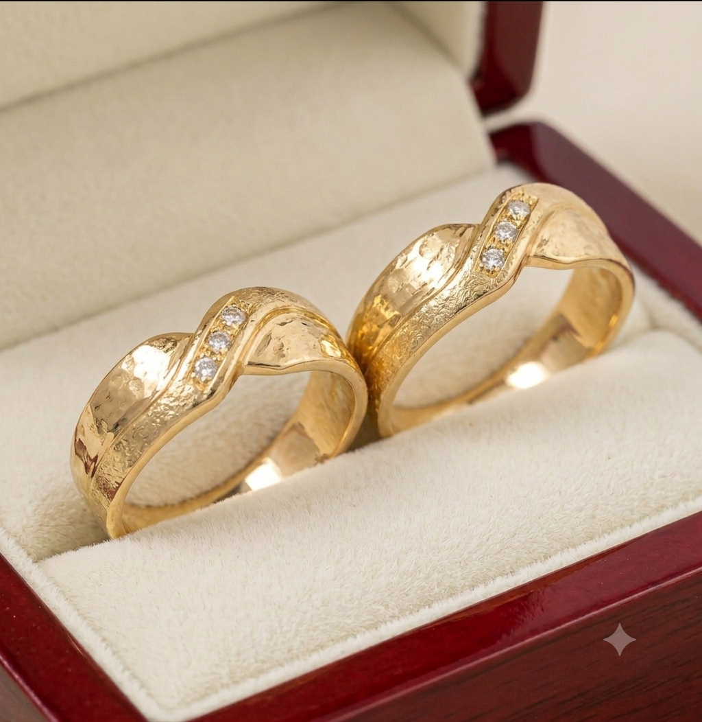 Anillos de Matrimonio Oro Nube