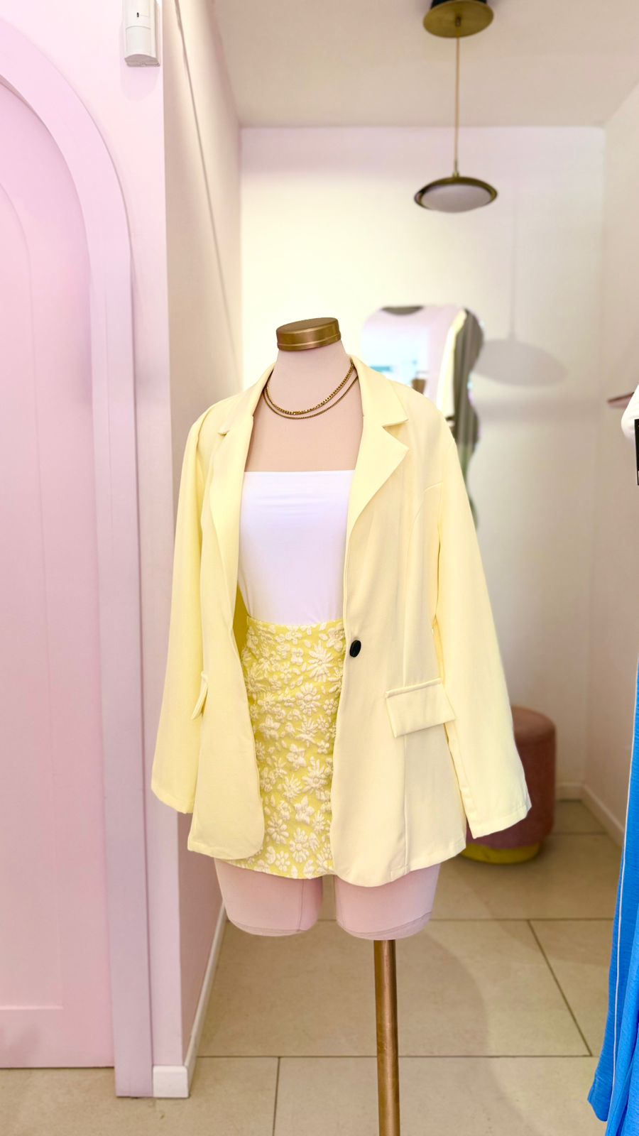 Blazer Amarillo - Girly Basics