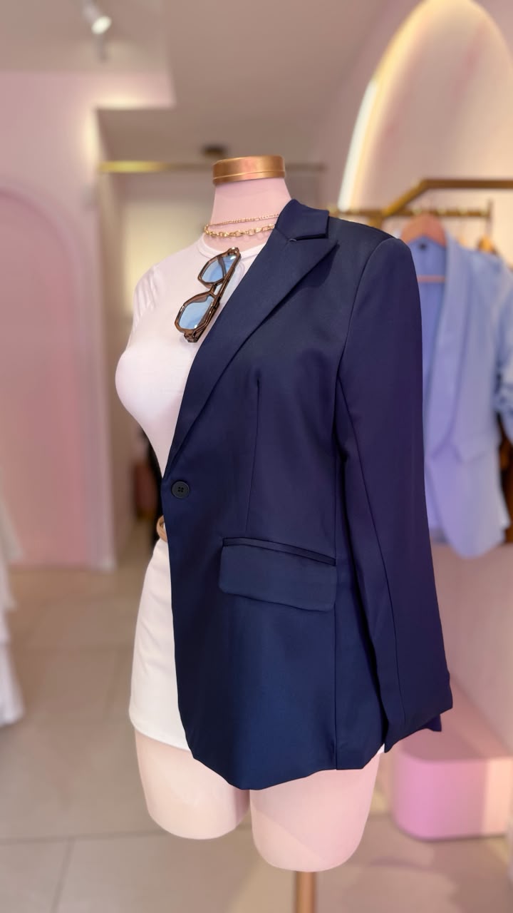 Blazer Azul - Girly Basics