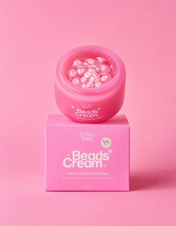 Crema Facial de Fresa Beau Visage 40gr