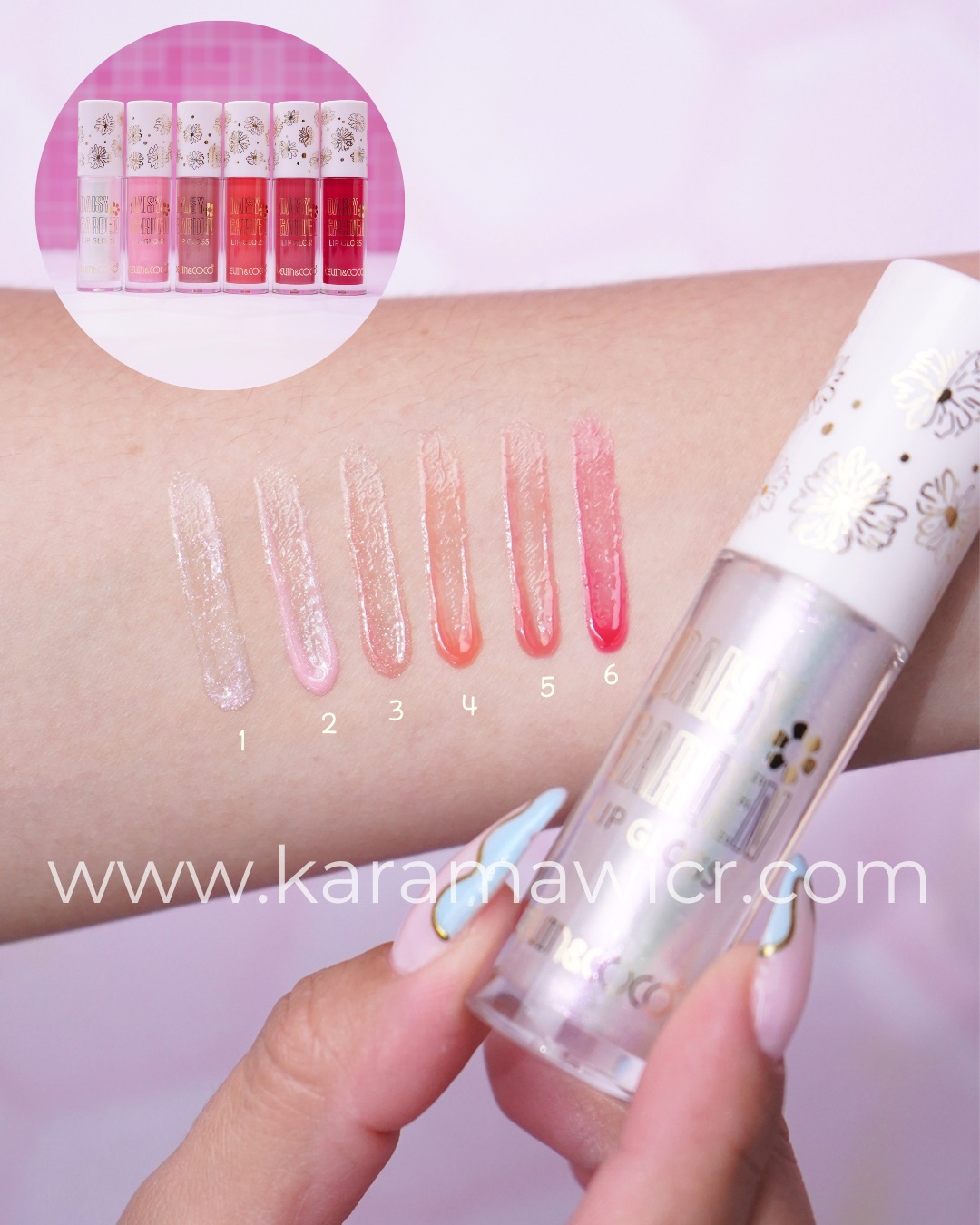 Daisy Garden Lip Gloss Kevin & Coco